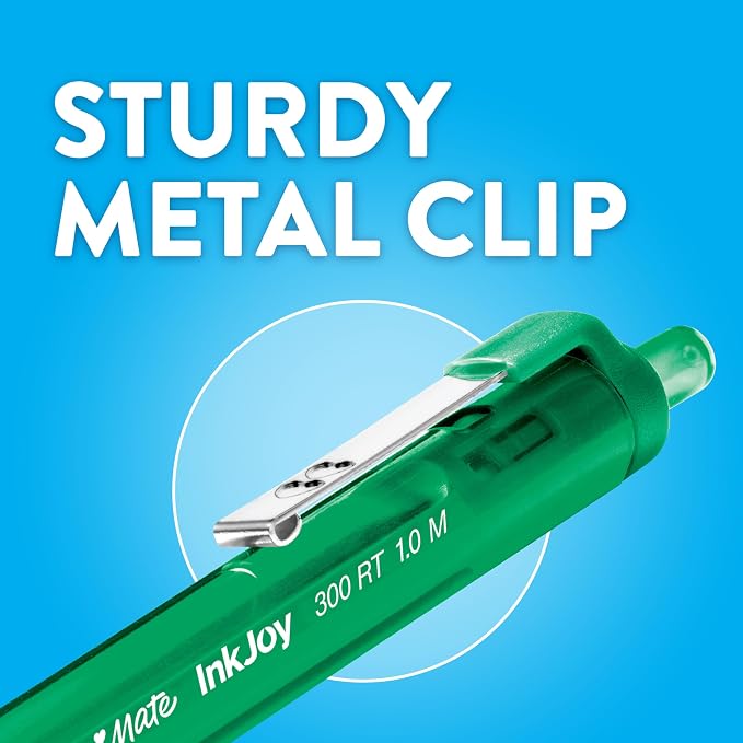 Paper Mate InkJoy 300RT Retractable Ballpoint Pens, Medium Point, Journaling - Image 9