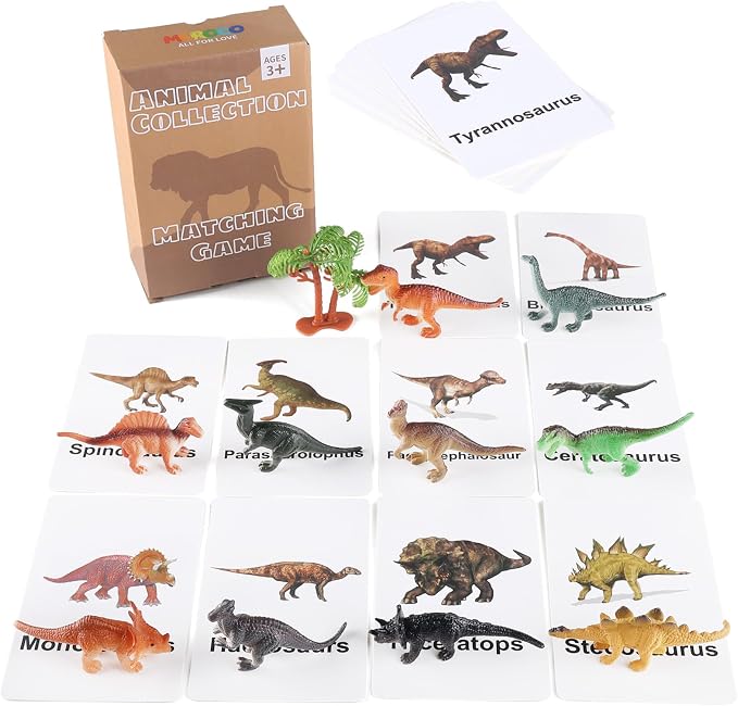 MEROCO Dinosaur Animal Flash Cards by MEROCO