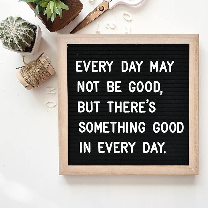 Felt Letter Board with 294 Letters, Numbers & Symbols - Image 5