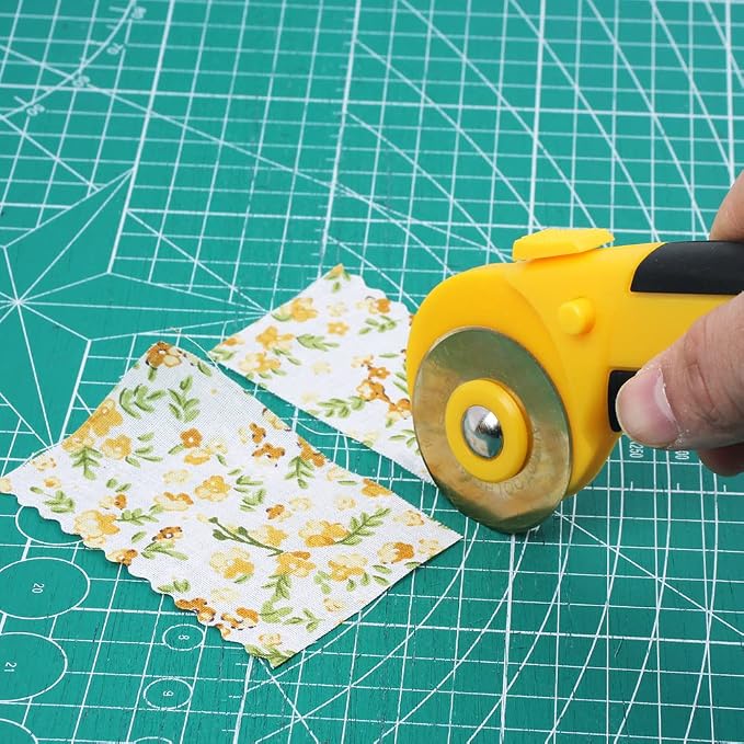 45mm Rotary Cutter Automatic Fabric Cutter 5pcs Titanium Replacement Blades - Image 3