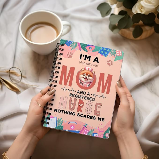 Ninety3POD I'm a Pomeranian Mom and a Registered Nurse Nothing Scares Me Spiral - Image 3