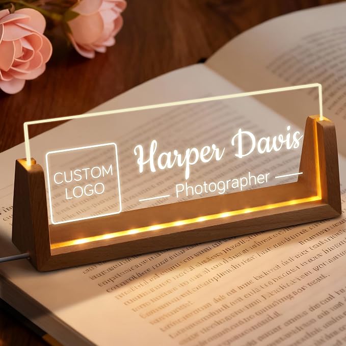 Personalized Desk Name Plate for Office - Image 6