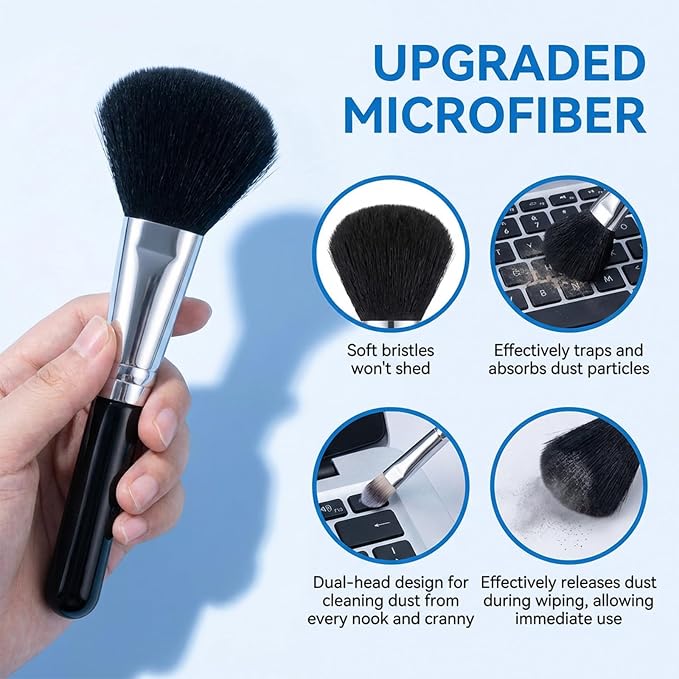 3 Pcs Keyboard Brush, Keyboard Cleaning Brush Car Dust Brushes Small Anti - Image 6