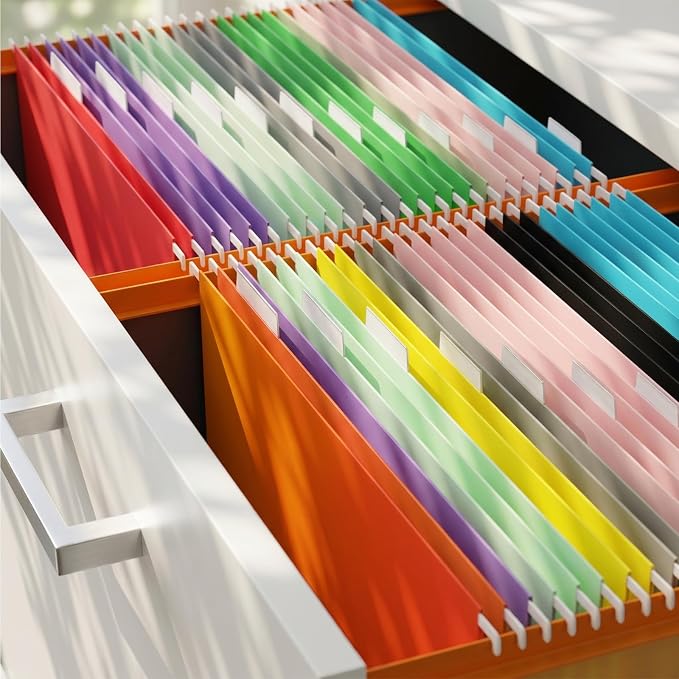 12 Pack Decorative Hanging File Folders, Letter Size - Image 6