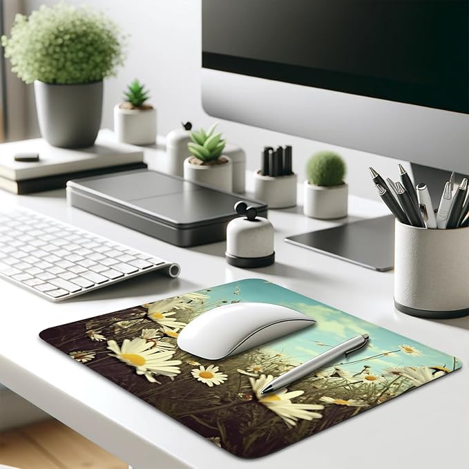 Serenity in Spring Daisies Mouse Pad - Image 7
