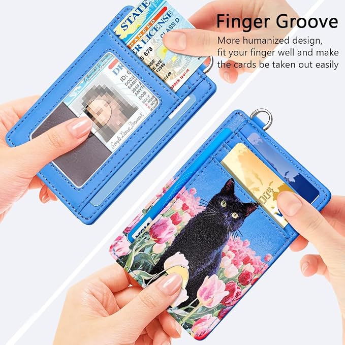 FurArt Slim Minimalist Wallet RFID Credit Card Holder - Image 3