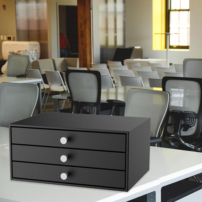 Svartur Metal Desk Top Drawers, Small Table Organizer - Image 6