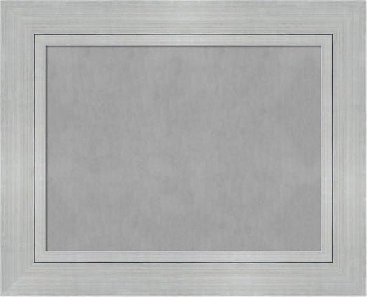 Amanti Art Silver Framed Magnetic Board 25x31 Medium Vision Board by AmantiArt