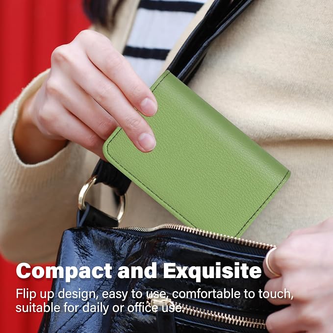 Business Card Holder，PU Leather Business Card Case Color Printing Pattern Card - Image 4