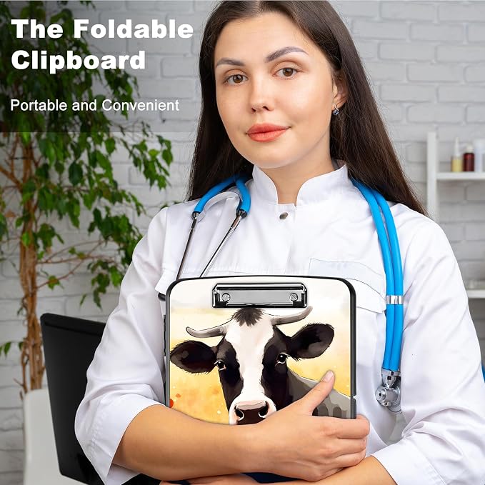 Clipboard with Storage, Heavy Duty Plastic Storage Clipboard with Low Profile - Image 5