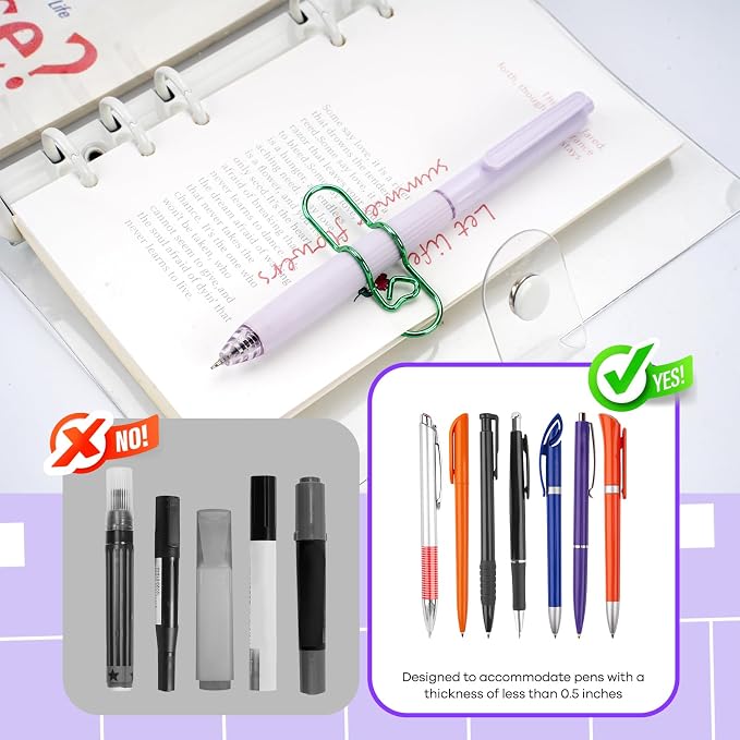 Paper Clip Pen Holder, Oversized Metal Paperclip - Image 3