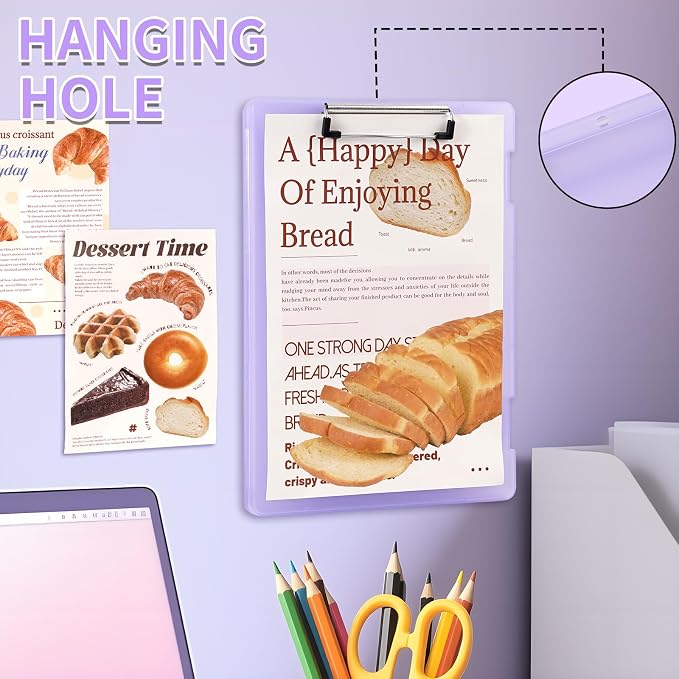 Clipboard with Storage, Waterproof Foldable Heavy Duty Nursing Clip Board - Image 3