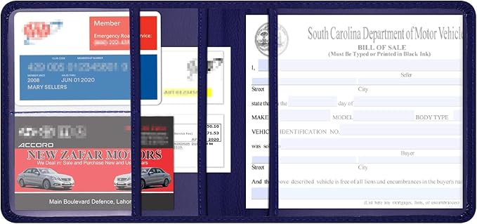 Wisdompro Small Car Registration and Insurance Documents Holder - Image 2