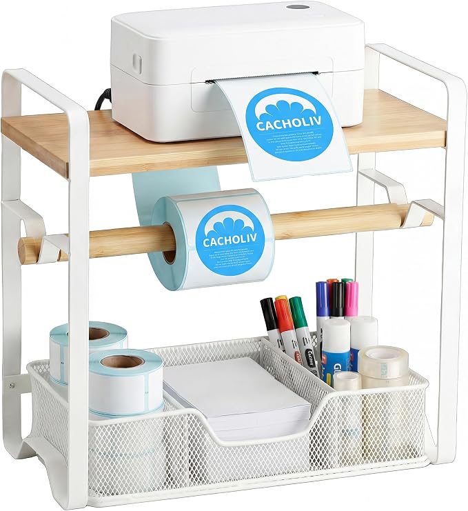 Label Holder for Thermal Printer by CACHOLIV