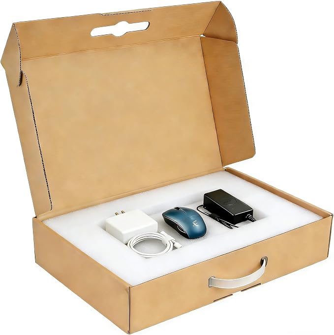 Laptop Boxes with Protection Foam Fits Notebook Up to 17.6 Inches, Secure - Image 4
