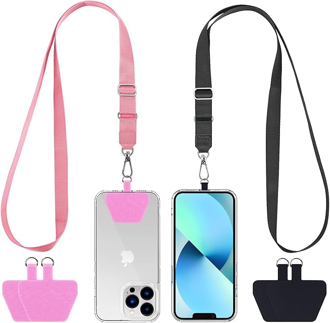 CACOE Phone Lanyard 2 Pcs Adjustable Neck Strap, Universal Crossbody by CACOE