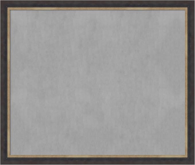 Amanti Art Black Framed Magnetic Board 45x53 Oversize Vision Board by AmantiArt