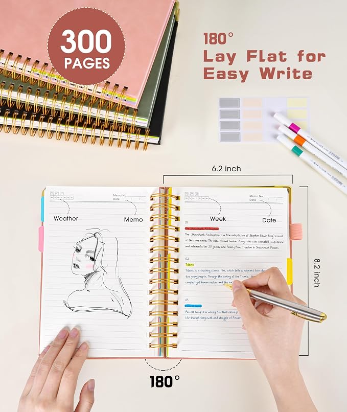 Hardcover Spiral Notebook journal - Image 6