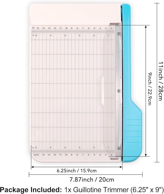 Guillotine Paper Trimmer, Dual Measuring Scales - Image 3