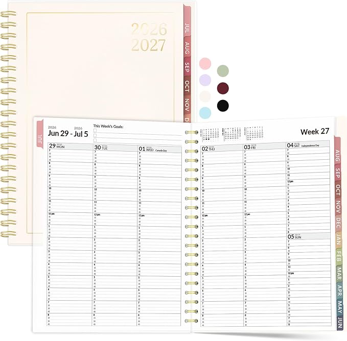 Forvencer Appointment Book Planner 2026-2027, Daily Weekly Monthly Calendar by Forvencer