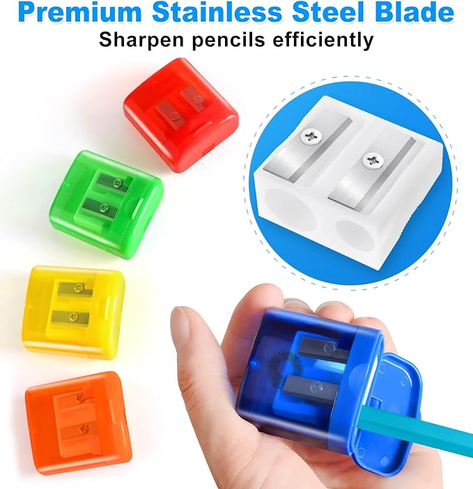 100 Pack Pencil Sharpeners Bulk - Image 4