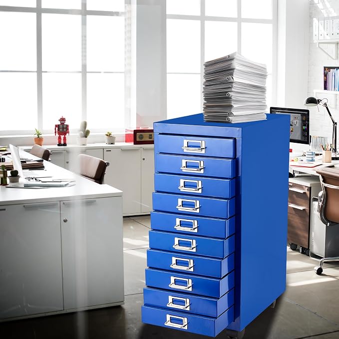 File Cabinet MINI 10 Tier Metal File Organizer Document Organizer - Image 9