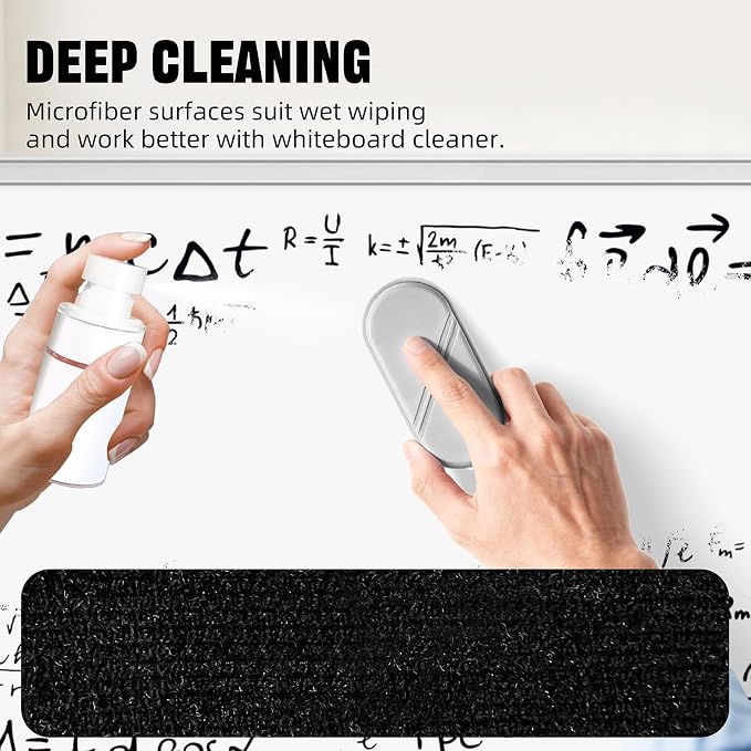 Dry Erase Board Eraser, Magnetic Detachable Whiteboard Eraser 1-Pack, Glass - Image 4
