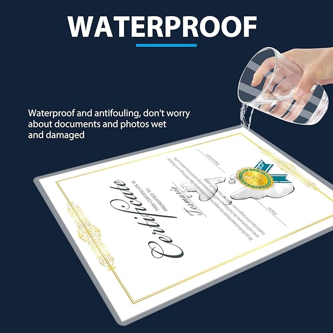 400 Pack Laminating Sheets, Holds 8.5 x 11 Inch Sheets, 3 mil, 9 x 11.5 Inches Thermal Laminating Pouches Lamination Sheet Paper for Laminator, Clear, Letter Size, Office and School Supplies-DeskLoop Office