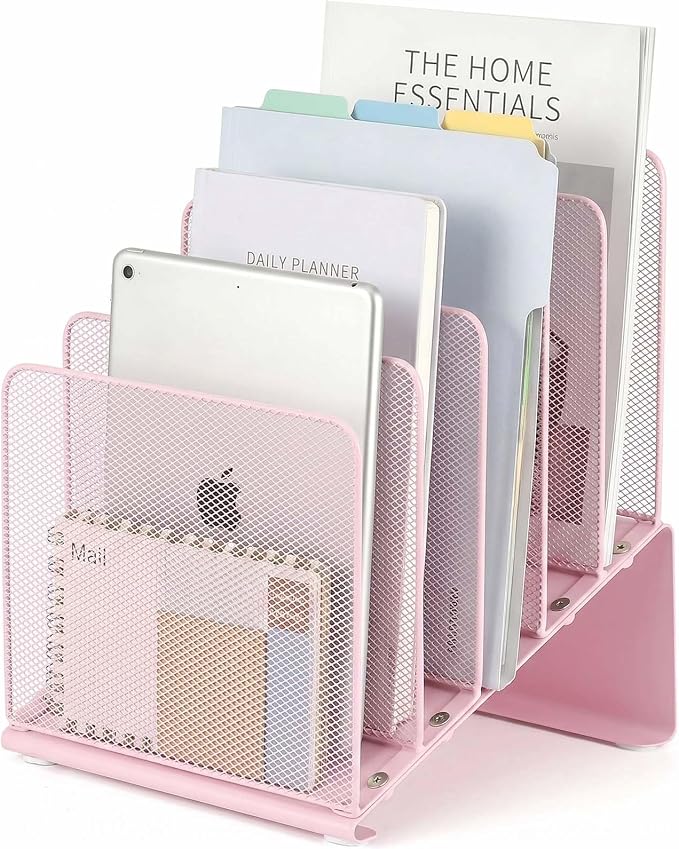 LEKETREE File Organizer for Desk, Desk Organizer by Stylishworkspaceeffortlessorganization