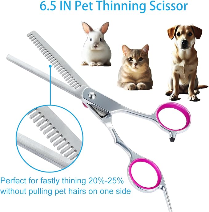 5 in 1 Premium Dog Grooming Scissors, Professional Dog Scissors - Image 5