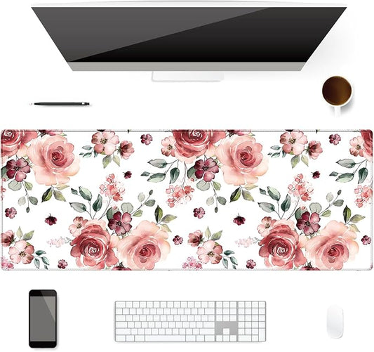 Extended Desk Mat, iDonzon Soft Cute Extra Large XXL Waterproof Gaming Mouse Pad by iDonzon