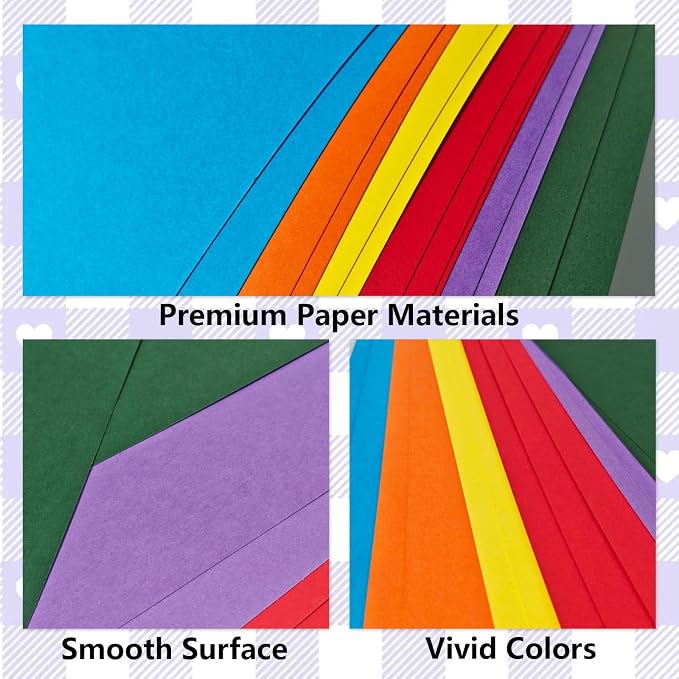 15 Sheets Orange Cardstock 12"x12", 250gsm/90lb Heavyweight Cover Cardstock - Image 4