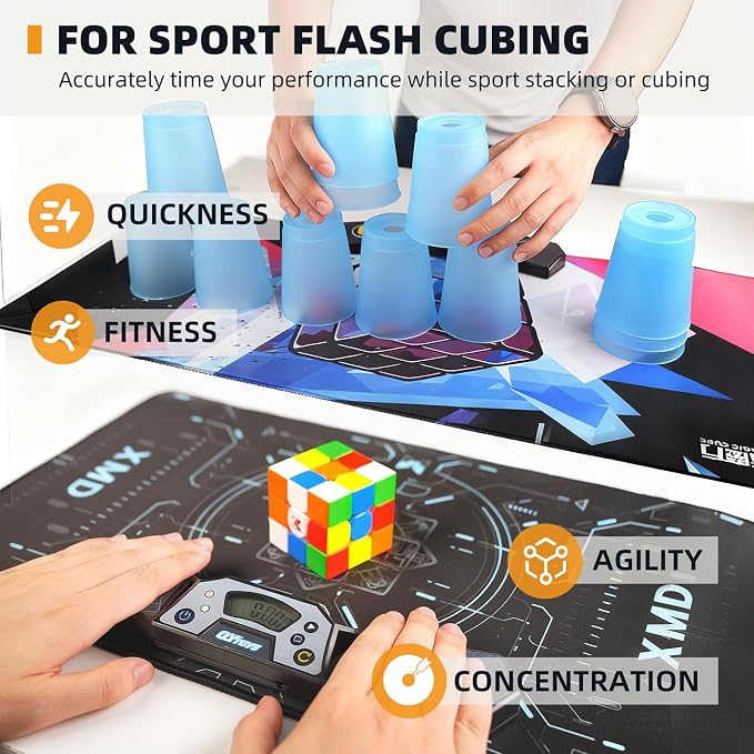 Professional Speed Cube Timer, Touch Control Timer - Image 6