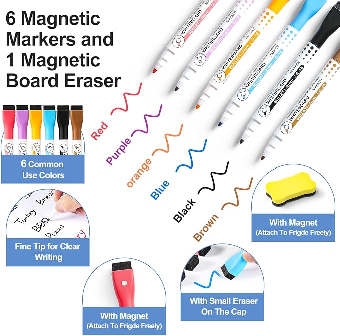 3 Pack Magnetic Dry Erase Board Sheet - Image 3