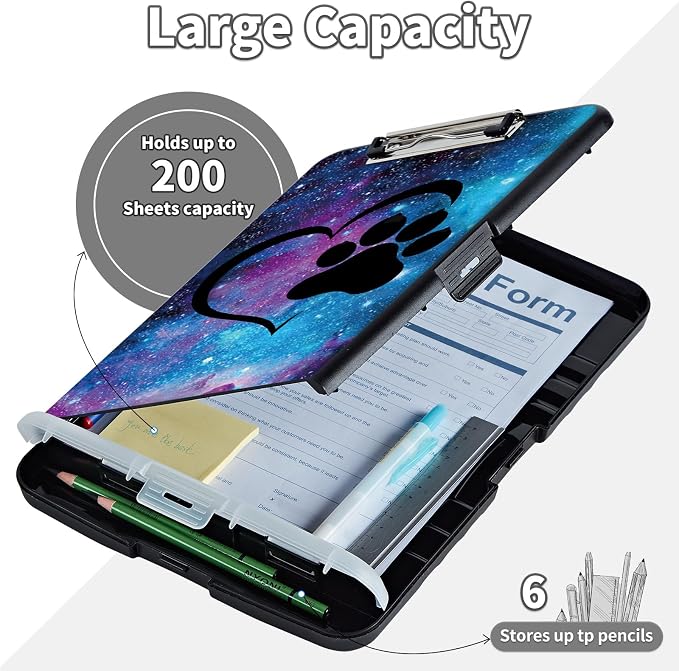 Clipboard with Storage, Clip Boards 8.5X11 with Storage & Pen Holder, Heavy - Image 7