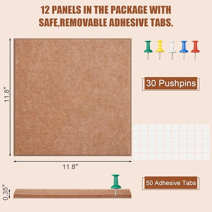 Large Cork Board Alternative 48" X 36" Bulletin Board - Image 2