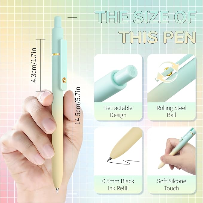 YOXMJDB Gel Pens, High-End Series 0.5mm Black Ink Pens - Image 2