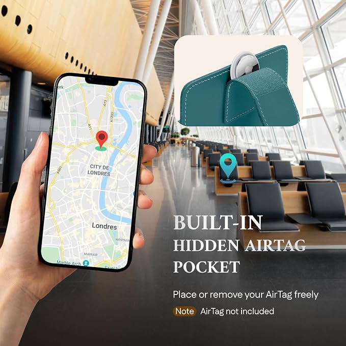 ALLIVE Rfid Passport Holder for Travel Women & Men, Passport Cover Wallet - Image 4