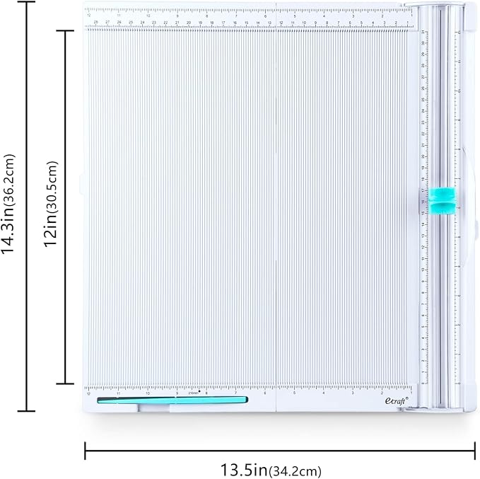 Ecraft Paper trimmer Scoring Board: 12 x12 inch craft paper cutter - Image 2
