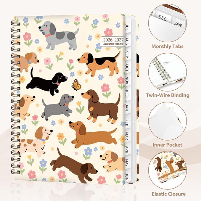 Planner 2026-2027, Weekly and Monthly Academic Year Calendar Planner, July 2026 - Image 4