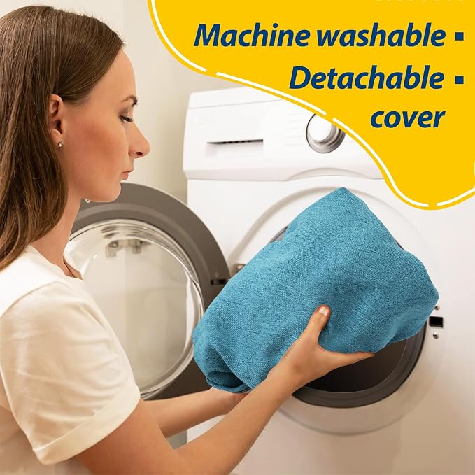 AAAAAcessories D-Shaped Chair Cushions, Machine-Washable Cover - Image 4
