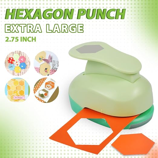 UCEC 2.75 Inch Hexagon Paper Punch - Image 2