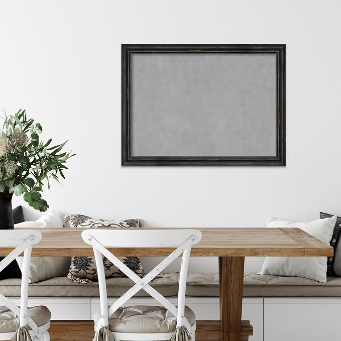 Amanti Art Black Framed Magnetic Board 23x31 Medium Vision Board - Image 5