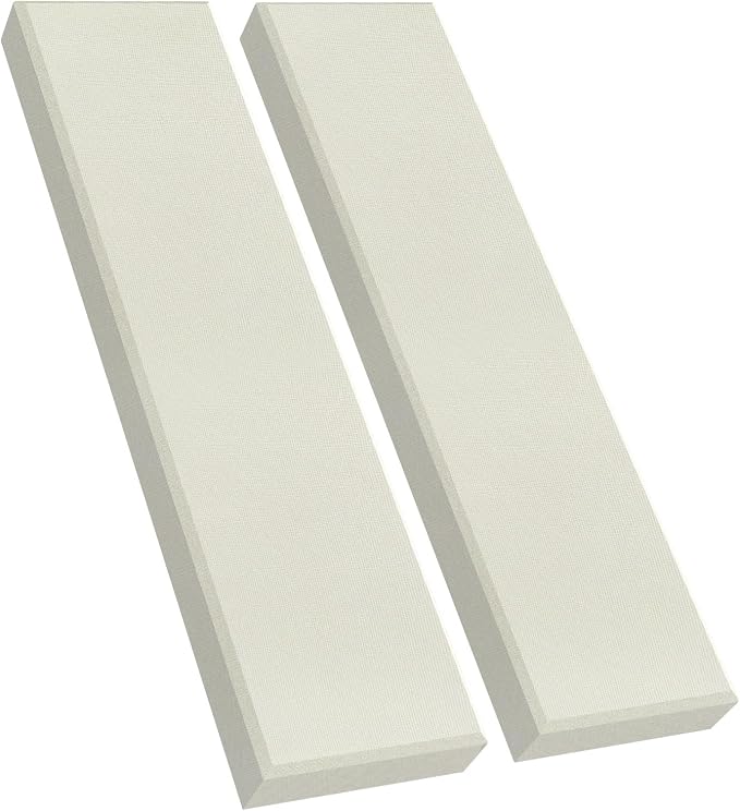 2 Pack 2" Thick Acoustic Panels, 47.24" X 11.81" Fiberglass Wall Panel by UMIACOUSTIC