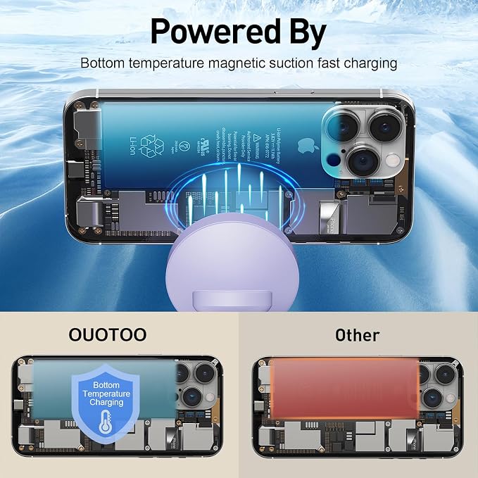 【Adjustable Blue Ambient Light】 Wireless Charger 3 in 1 - Image 5