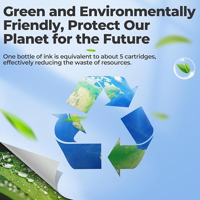 522 Ink Refill Bottles ET-2800 ET-2400 ET-4800 Replacement for 522 Ink 2800 Refill Ink for Eco tank ET-2400 ET-2720 ET-2800 ET-2803 ET-4700 ET-4800 ET-4810 ET2400 ET2720 ET2800 ET2803 ET4800 Printers-DeskLoop Office