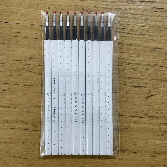 sencoo 10 Pack 0.7 mm Black Gel Ink Pen Replace Refills Retractable Roller Ball - Image 8