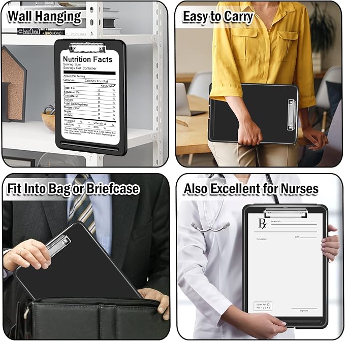 Clipboard with Storage, Clipboards 8.5x11 with Storage, Nursing Clip Board - Image 5