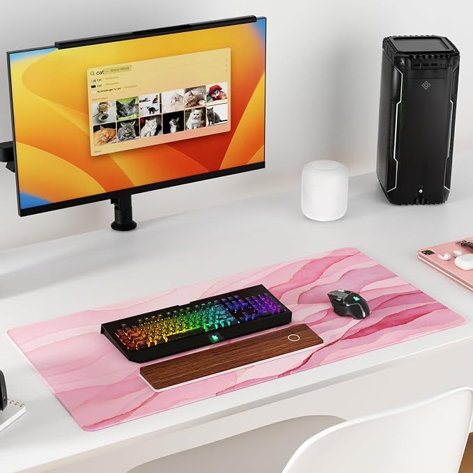 KTRIO Large Gaming Mouse Pad, Desk Mat, 31.5 x 15.7 in, XXL | Smooth - Image 6