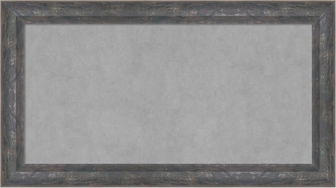 Amanti Art Grey Framed Magnetic Board 15x27 Small Vision Board by AmantiArt
